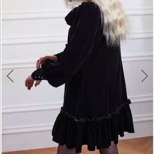 H&M vampires wife velvet babydoll dress